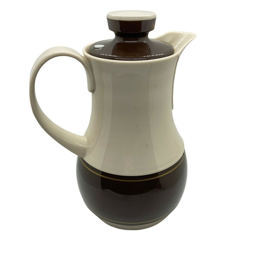 Thermos Coffee Butler Carafe Ingried Brown 570 West Germany Handheld Vintage